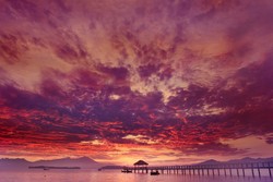 Sunrise Spektakuler di Pantai Sekotong, Lombok