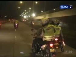 Dirazia, Puluhan Pengendara Motor Kocar-kacir