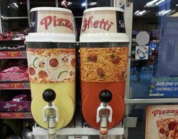 Slruup! Segarnya Soda Pizza dan Spaghetti Ini! 