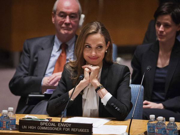 Penampilan Angelina Jolie di Gedung PBB