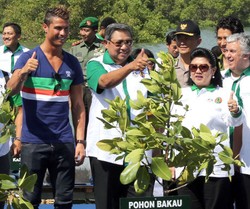 Cristiano Ronaldo Resmi Jadi Duta Mangrove Bali