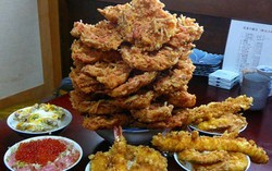 Siapa Sanggup Menghabiskan 40 Kakiage Tempura Dalam Semangkuk Ini?