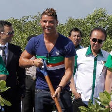 Ucap Terima Kasih ke SBY, CR7 Berharap Bisa Lestarikan Mangrove di Bali