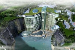 Simsalabim! Tebing di China Disulap Jadi Hotel Bintang 5