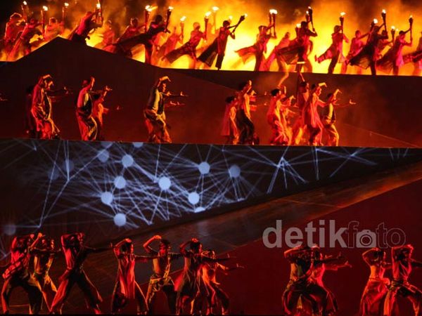 Mengintip Sesi Latihan Tari Kolosal Ariah