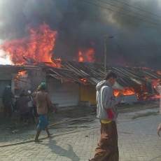 Pasar Tradisional di Bojonegoro Terbakar