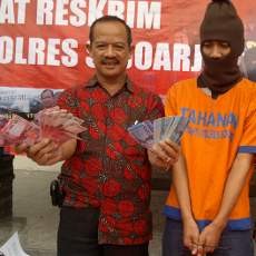 Pemuda Pengangguran Ketangkap Edarkan Uang Palsu