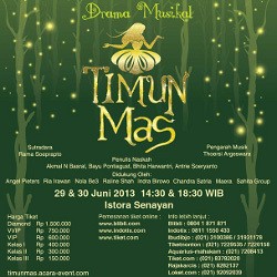 Drama Musikal Timun Mas Diharap Bisa Harumkan Nama Bangsa