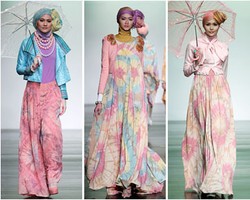 Musim Semi di Paris Jadi Inspirasi Busana Muslim Terbaru Dian Pelangi