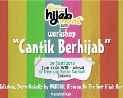 Workshop Hijab Hunt, Asyiknya Belajar Berhijab Bersama Para Hijabers