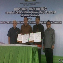 Jokowi dan Djan Faridz Teken Kerjasama Rusun untuk Warga Bantaran Ciliwung