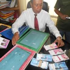 Kaki Tangan Pengedar Uang Palsu Asal Bekasi Dibekuk di Situbondo