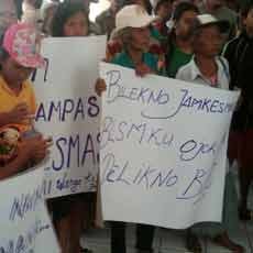 200 Warga Miskin di Jember Demo Tidak Dapat Balsem