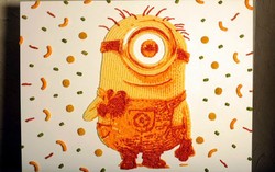 Nyam! Karakter Despicable Me Ini Tersusun dari 1000 Cheetos