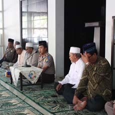 Polisi Meminta Masukan Takmir Masjid untuk Kenyamanan Ramadan