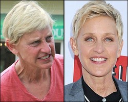 Foto: Ini Wajah Ellen Degeneres Tanpa Make-up