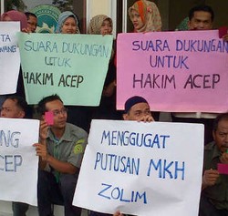 Hakim Acep Merasa Difitnah Selingkuhi 4 Wanita, KY Bergeming