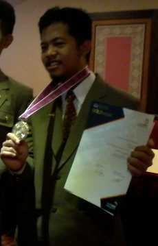 Ganjar Satrio Boyong Emas Perdana RI di World Skills Competition 2013