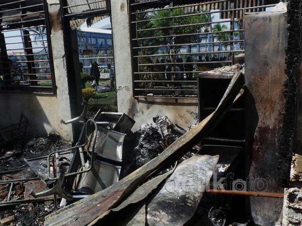 Kerusakan-kerusakan di LP Tanjung Gusta