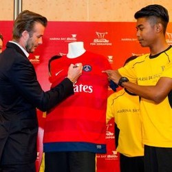 Beckham Promosi Festival Komunitas di Singapura