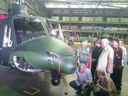 Pemprov Kaltim Hibahkan Helikopter Bell-412 kepada Kemhan RI