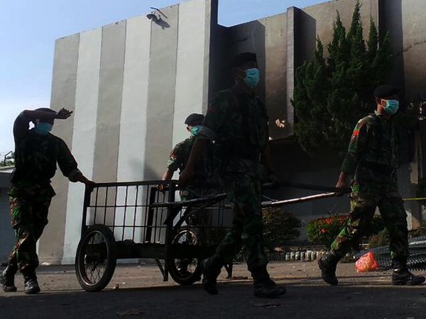 TNI Kerja Bakti Bersihkan LP Tanjung Gusta
