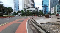 Car Free Day Pertama di Bulan Puasa, Jalan Sudirman-MH Thamrin Sepi!