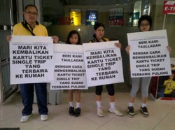 Penumpang Commuter Ini Aksi Damai untuk Tiket Single Trip Commuter