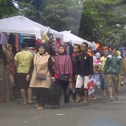 CFD Dago Sepi di Minggu Pertama Puasa, Gasibu Tetap Ramai