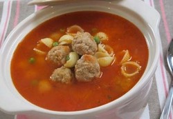 Resep Sup: Sup Tomat Bola Daging