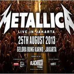 Konser di Jakarta, Metallica Hanya Minta Handuk