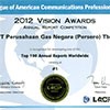 2012 Vision Award LACP Annual Report Competition