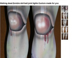 Hiii! Ada Stocking Kaki Zombie Penuh Luka Memar dan Darah