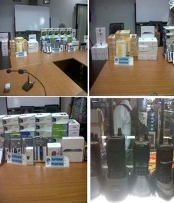 Kominfo Gelar Razia Produk BM di Manado