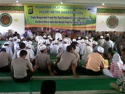 Cetak Agen Kamtibnas, Polres Jakarta Utara Adakan Pesantren Kilat