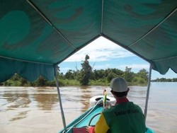 Unik, Palangkaraya Juga Punya Wisata Perahu Kelotok