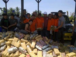  Penyelundupan 3 Ton Ganja Digagalkan di Aceh, 5 Kurir Dibekuk