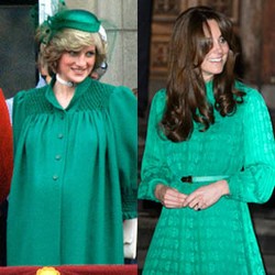 Gaya Hamil Kate Middleton dan Putri Diana