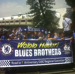 Sekitar 500 Fans Sambut Chelsea di Halim