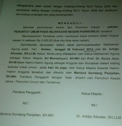 Adili Kasasi Kasus Narkoba, MA Kembali Salah Ketik