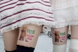 3.000 Wanita Tokyo Rela Tubuhnya Dijadikan Tempat Iklan