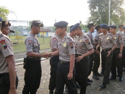 Ratusan Anggota Brimob Kembali Datangi Markas Sabhara Polda Jateng
