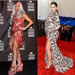 Busana Selebriti Terburuk, dari Lady Gaga Hingga Kim Kardashian (2)