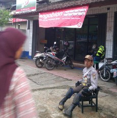 Atur Lalu Lintas, Bang Dedi Bertemu dengan Tambatan Hatinya