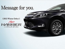 Sambut Musim Dingin, Toyota Munculkan New Harrier di Jepang