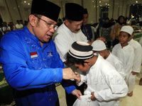 DPD Partai Demokrat DKI Buka Bersama Anak Yatim