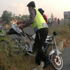 Ratusan Motor Balapan Liar Diamankan di Exit Tol Porong