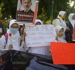 Umat Islam Yogyakarta Gelar Aksi Keprihatinan untuk Mesir