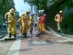 1.309 Pasukan Kuning Terima Bingkisan Lebaran