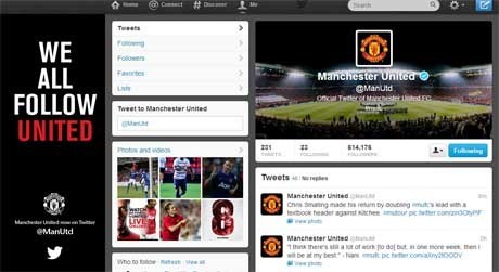 Lewat Twitter, MU Ingin Lebih Dekat dengan Fans